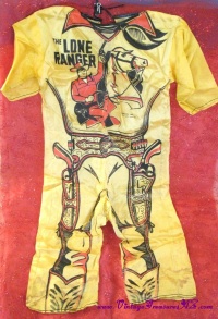 Image for Lone Ranger Vintage ca 1940s-1950s Wratner Corporation Ready-Made Children’s Halloween Costume <b><span style='color:red'> *****FIRST CLASS SHIPPING INCLUDED – DOMESTIC ORDERS ONLY!***** </span></b><span style='color:purple'>
