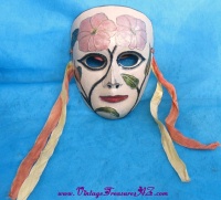 Image for Face Mask Brass Exotic Lady’s Vintage Mardi Gras-style Artistic Decorative Wall Art <b><span style='color:red'> *****PRIORITY MAIL SHIPPING INCLUDED – DOMESTIC ORDERS ONLY!***** </span></b><span style='color:purple'>