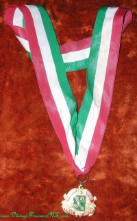 Image for Alhambra High School Pride & Unity Medal with Ribbon Neck Sash <b><span style='color:red'> *****FIRST CLASS SHIPPING INCLUDED – DOMESTIC ORDERS ONLY!***** </span></b><span style='color:purple'>